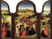 BOSCH, Hieronymus Triptych of the Epiphany Germany oil painting artist